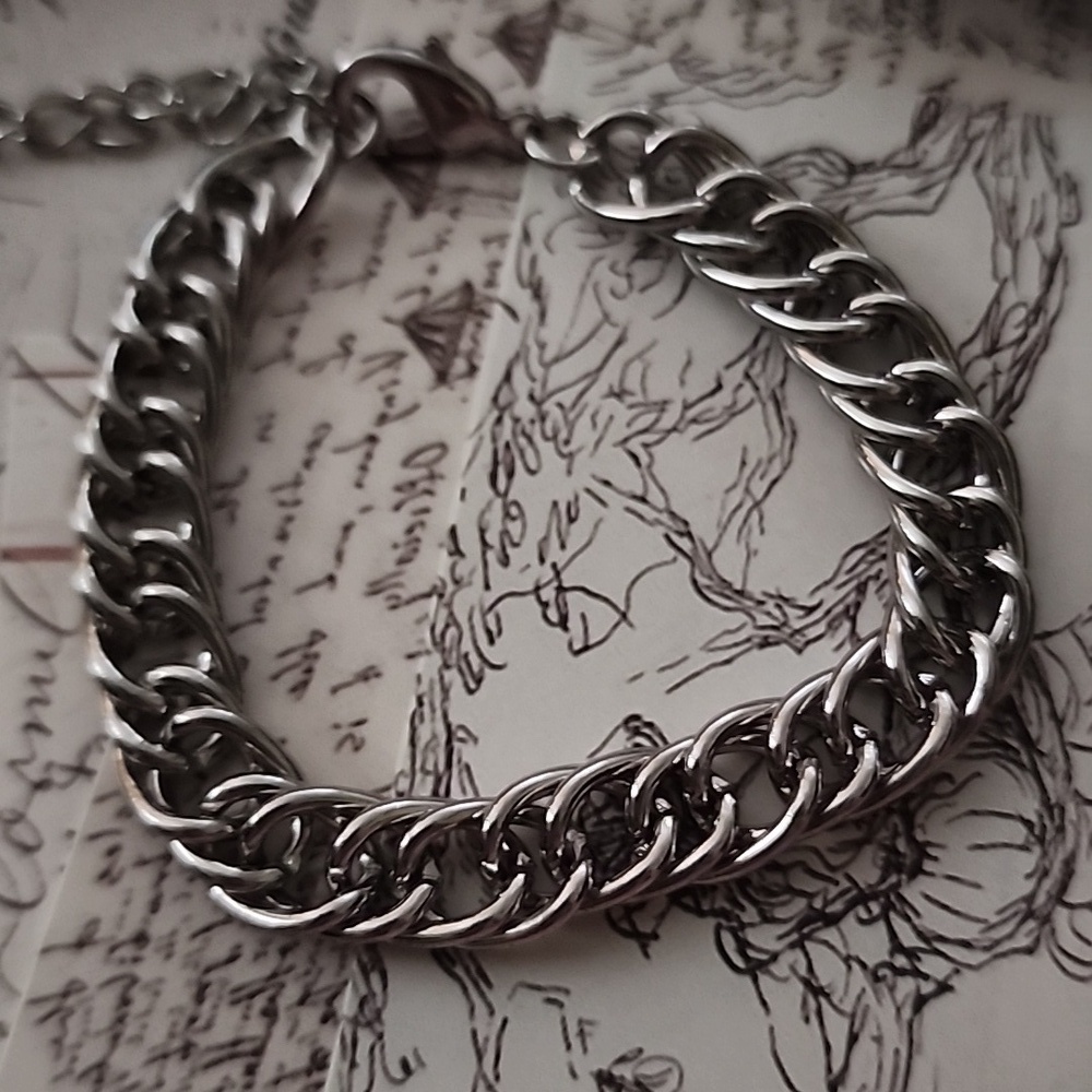 Simple MINIMALIST CHAIN BRACELET  QUALITY ZINC ALLOY